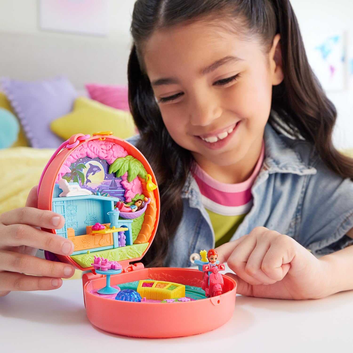 Mattel Polly Pocket: Dobrodružstvá v Riu - Dobrodružný Moped (HWN98)