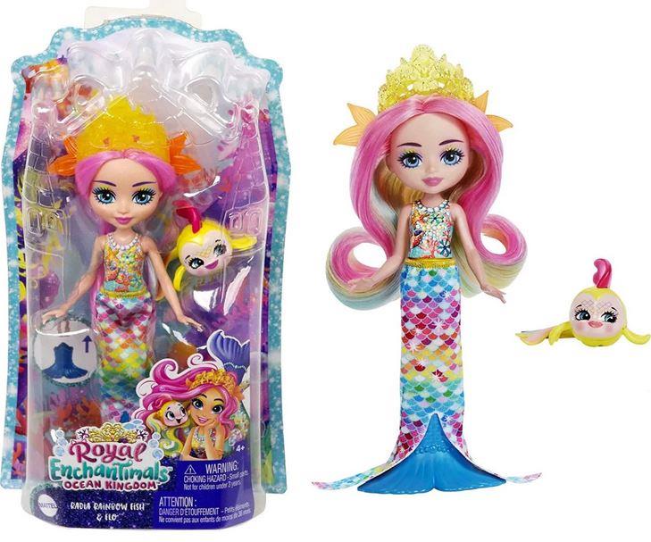 Mattel Enchantimals - Radia dúhová ryba & Flo (HCF68)