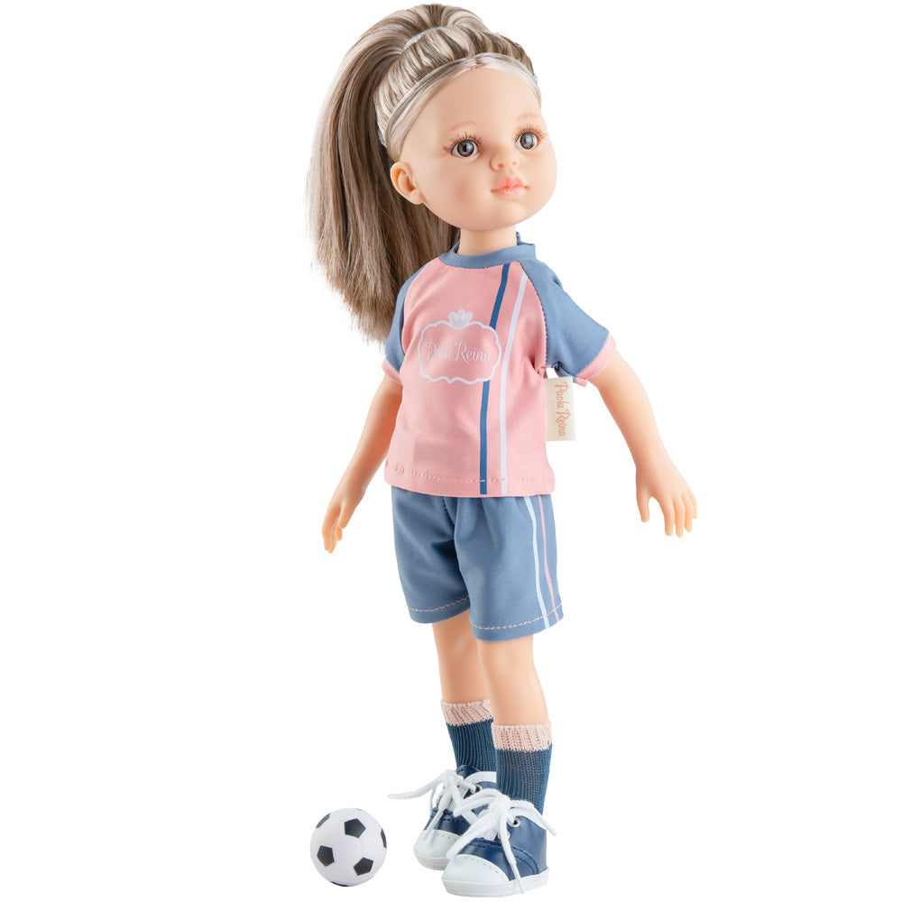 Bábika Las Amigas Monica Futbalistka 32cm