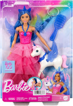 Mattel Barbie: 65 Navdihujočih Zgodb - Lutka in samorog A Touch of Magic (HRR16)