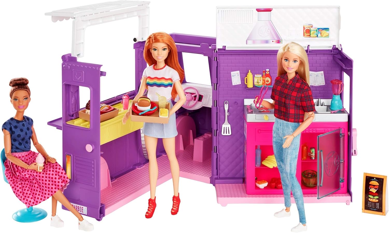 Mattel Barbie - Auto na jedlo (GMW07)