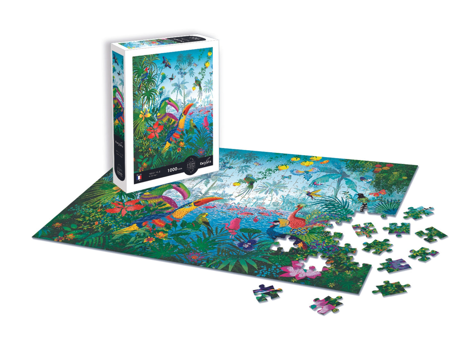 Puzzle 1000 kusov - Tropická záhrada - Peggy Nille