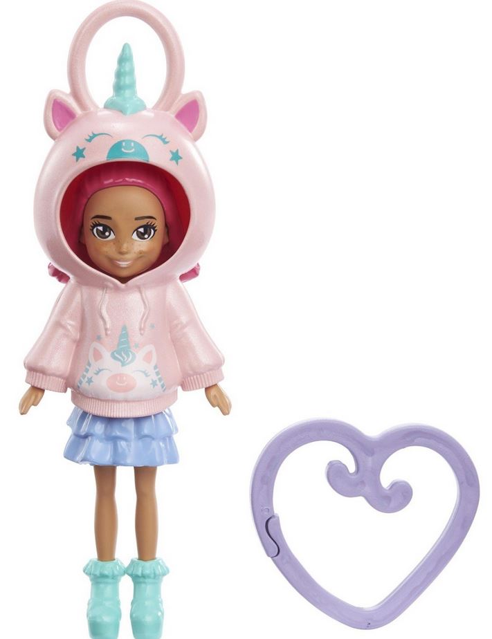 Mattel Polly Pocket - Bábika Margot s pulóvrom s jednorožcom (HKW02)