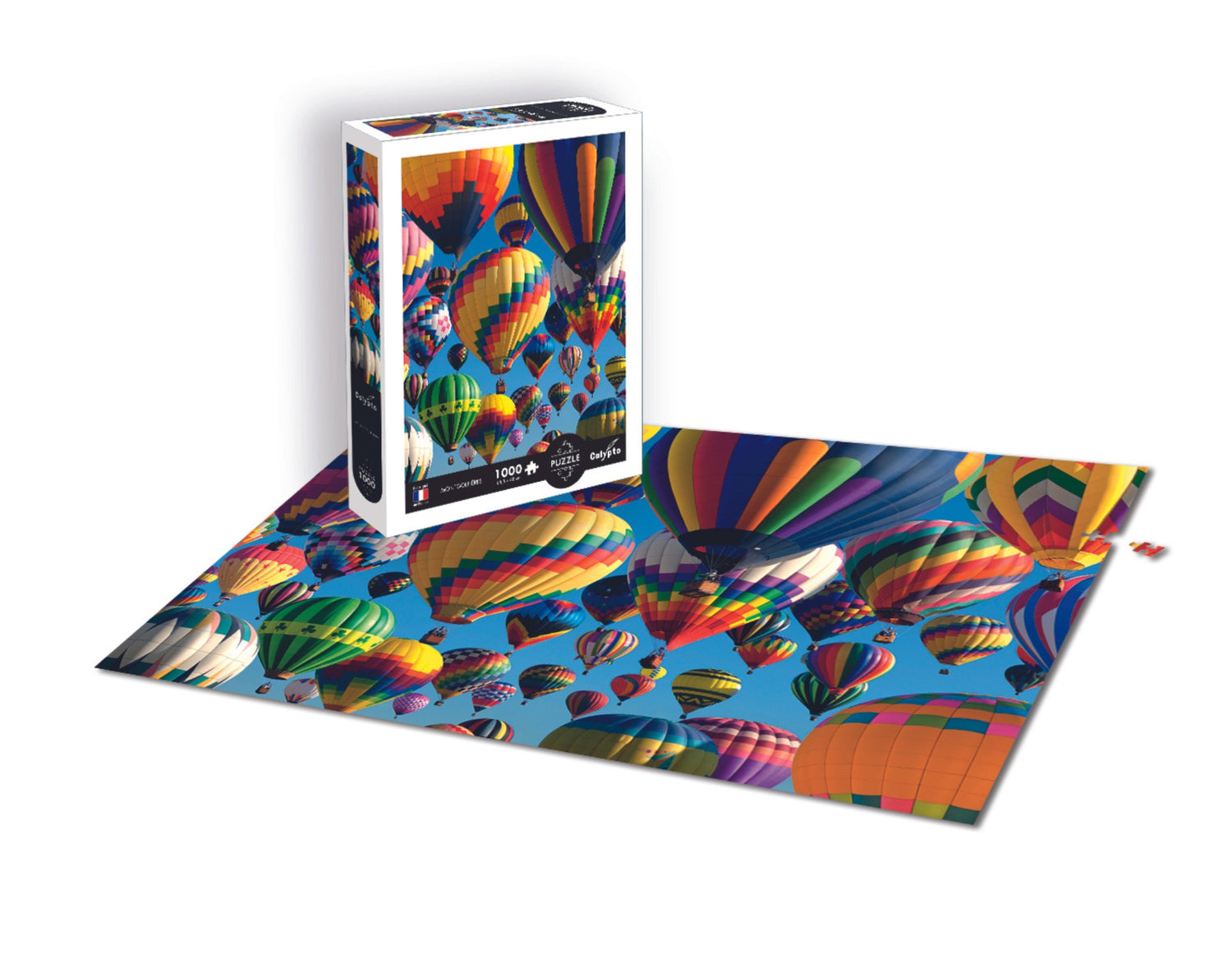 Puzzle 1000 kusov Paysage - Montgolfieres