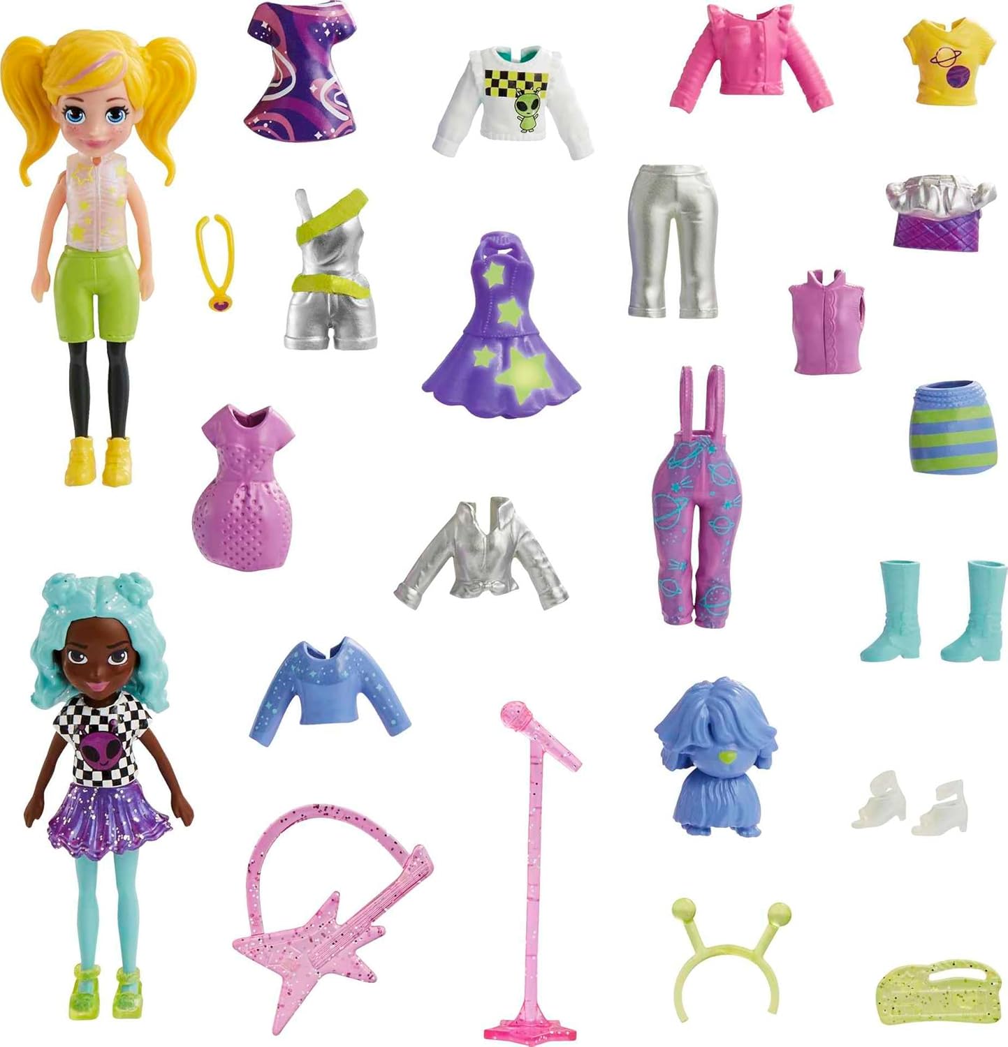 Mattel Polly Pocket - Módny balíček pre hviezdnu popovú hviezdu (HKV97)