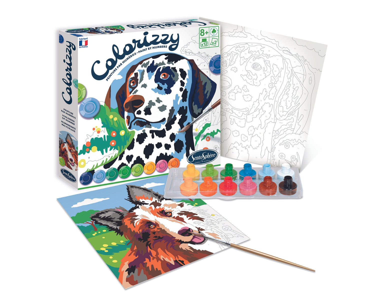 Colorizzy Maľovanie podľa čísel Šteniatka