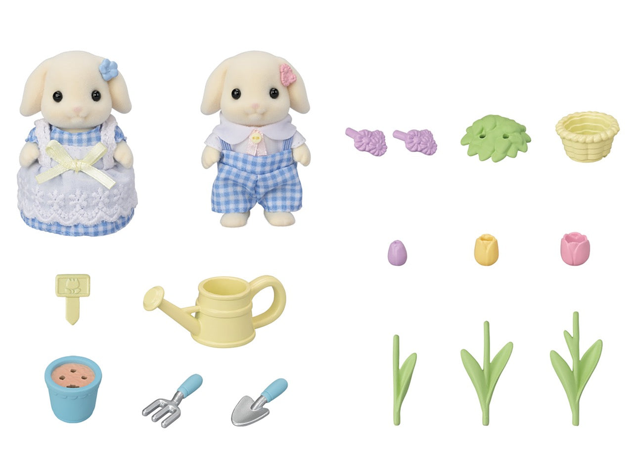 Súprava na záhradníčenie kvetov - Sestra a brat Flora Rabbit