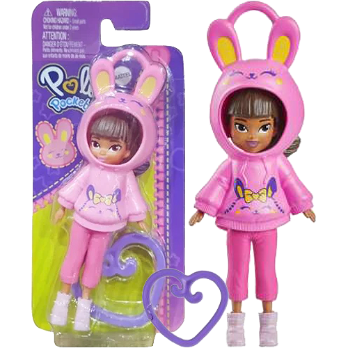 Mattel Polly Pocket: Bábika s kapucňou zajka (HRD63)