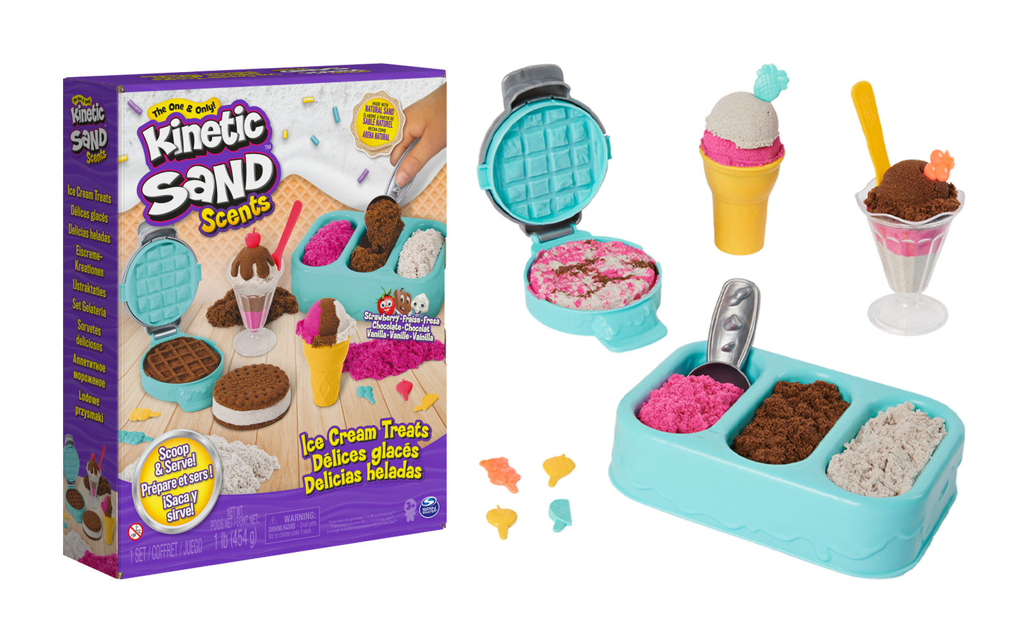 Kinetic Sand - Zmrzlinové pochúťky (6059742)