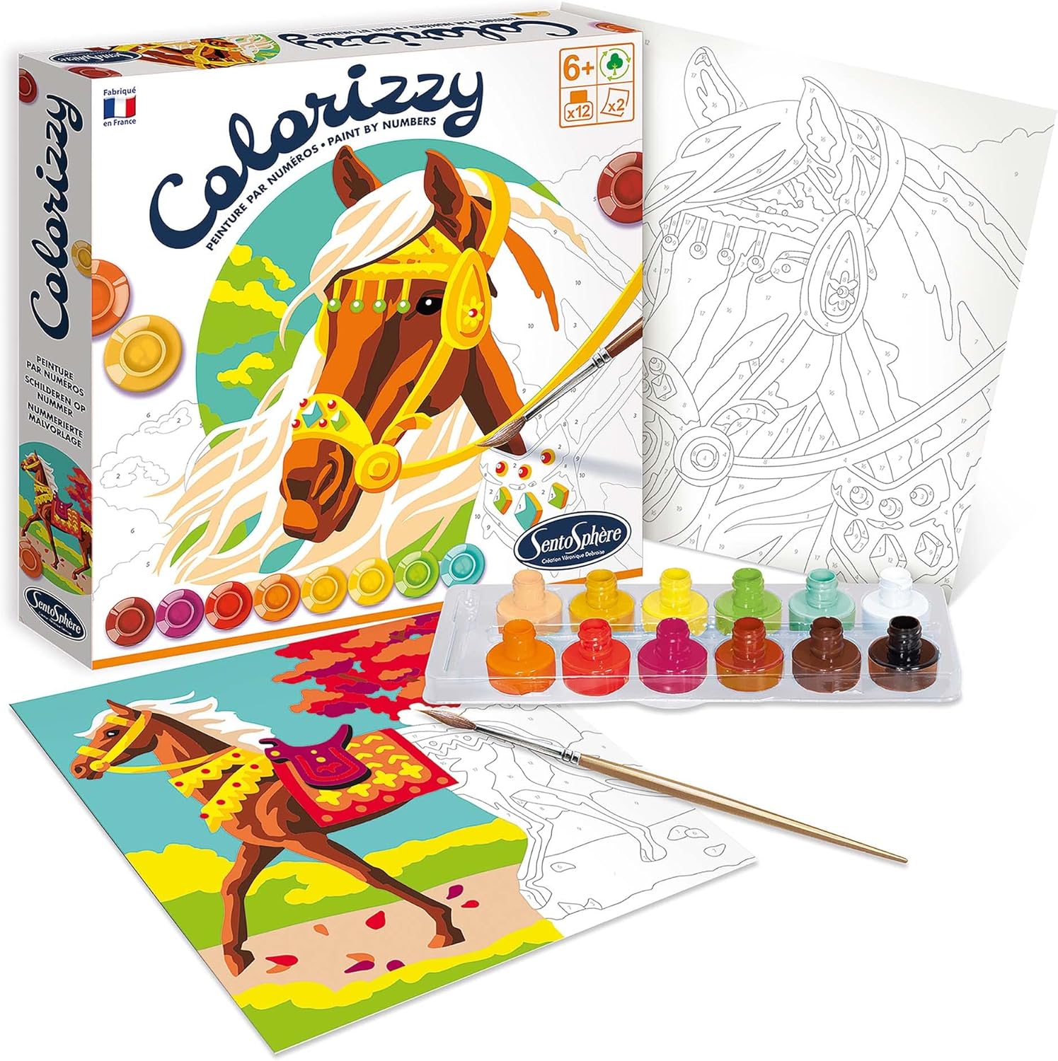 Colorizzy Maľovanie podľa čísel - Kone